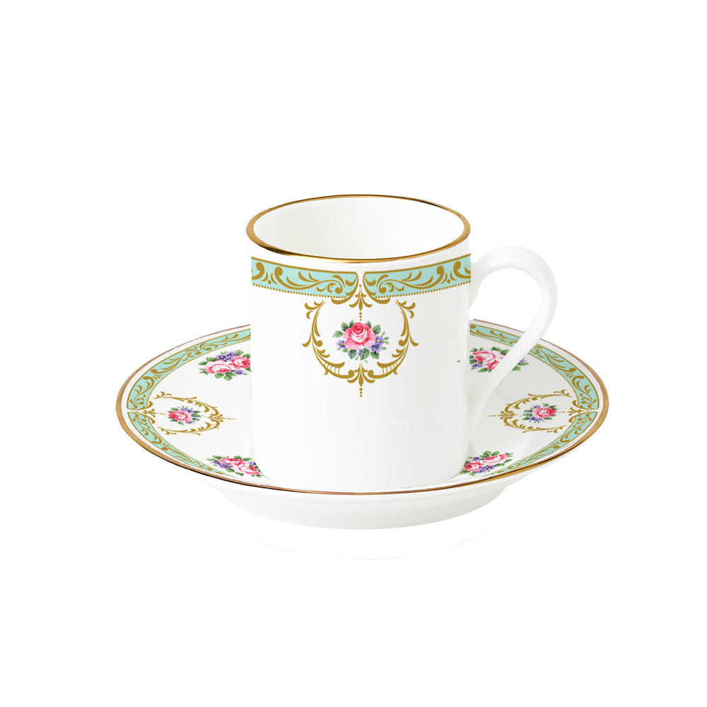 Tasse et sous tasse à café Windsor 18 cl Roy Kirkham - Mathon