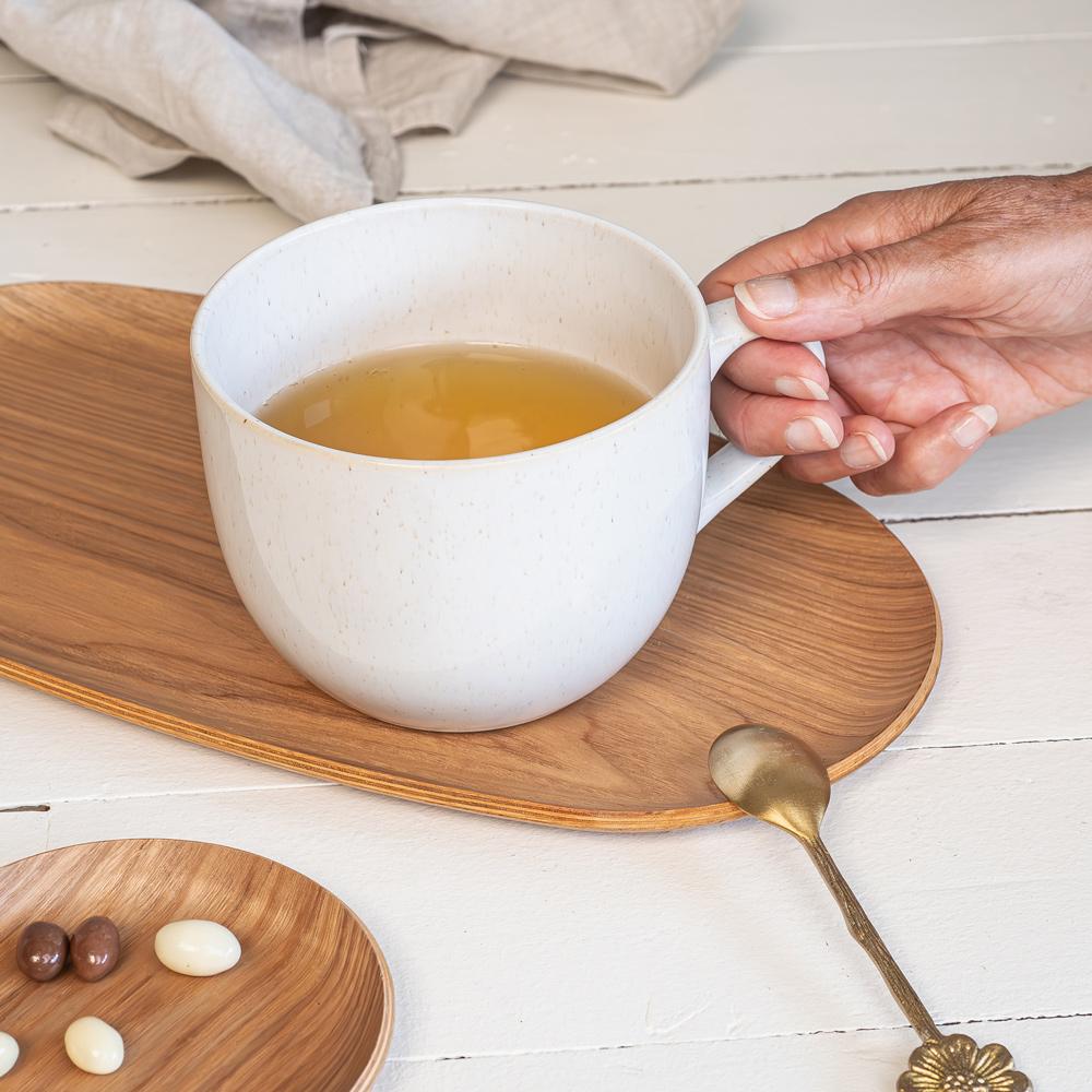 Bol Jumbo Elyas beige 75 cl Table passion - Mathon - 2