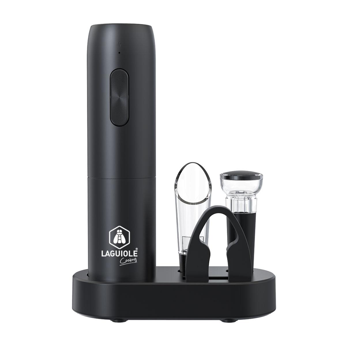 Ouvre-bouteille électrique noir rechargeable Laguiole Cuisson - Mathon - 1