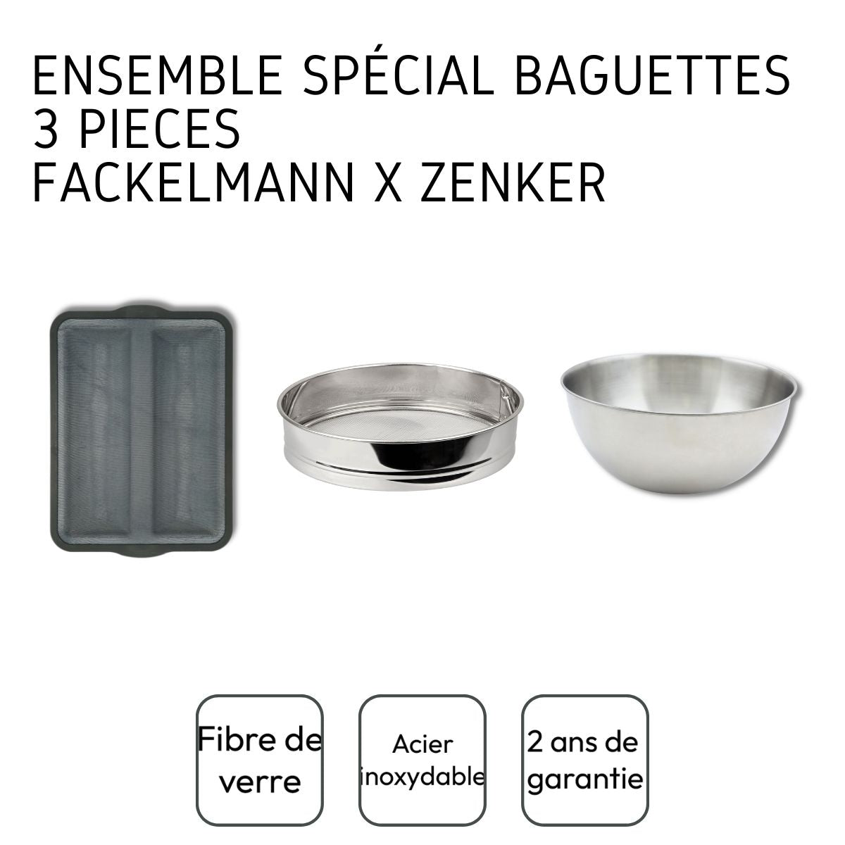 Ensemble 3 ustensiles spécial baguette Zenker x Zenker - Mathon - 4