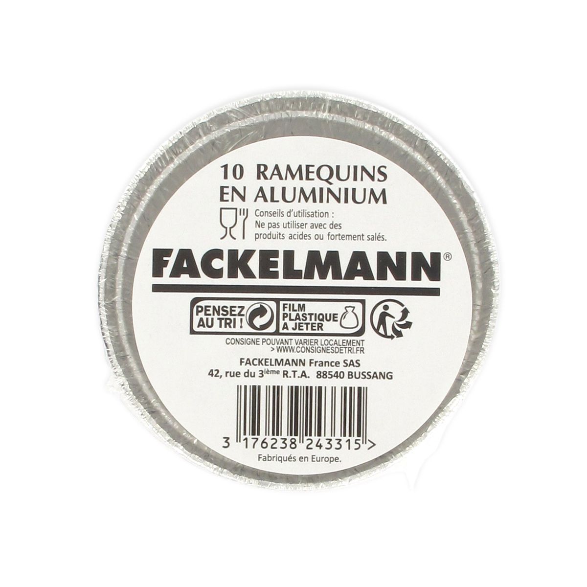 Lot de 10 ramequins en aluminium 4 x 9 cm Fackelmann - Mathon - 6