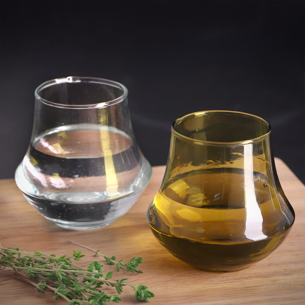 Nour - Lot de 6 verres à dégustation 28 cl recyclé soufflés bouche Médard de Noblat - Mathon - 4