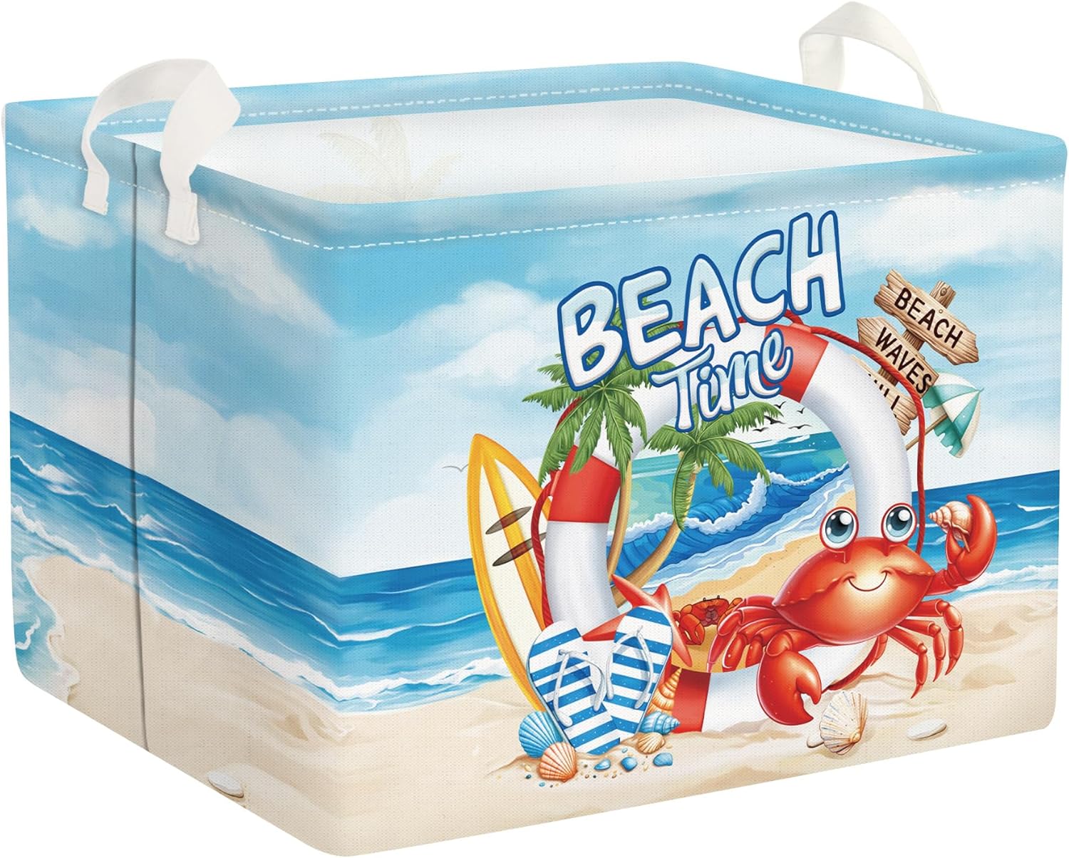 Panier à linge pliable “Crabe” 36L pour enfants Vendos85 - Mathon