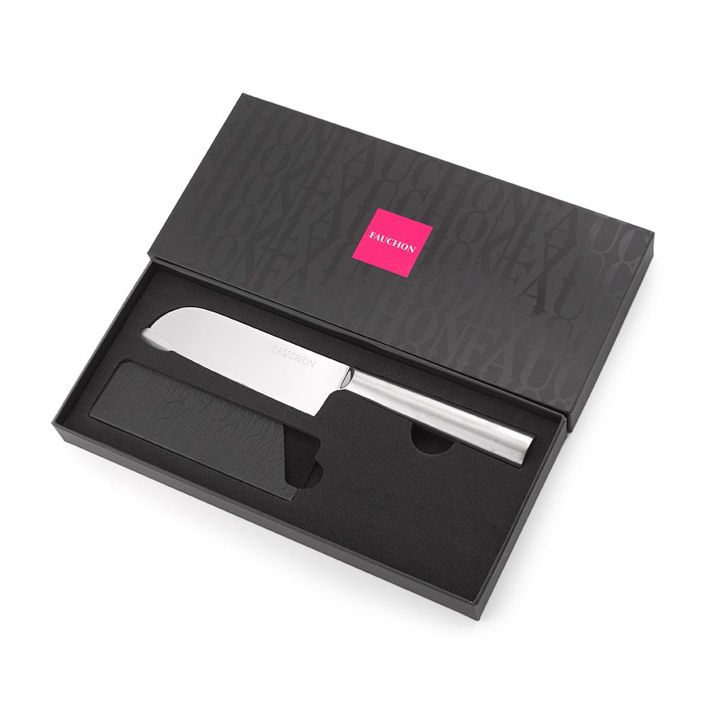 Couteau santoku 25,5cm MIROIR Fauchon Art de la Table - Mathon - 4