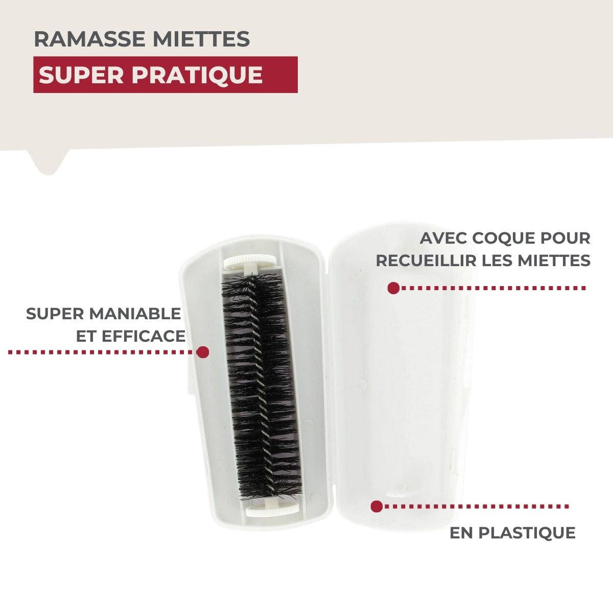 Ramasse miettes de table  Tecno Fackelmann - Mathon - 4