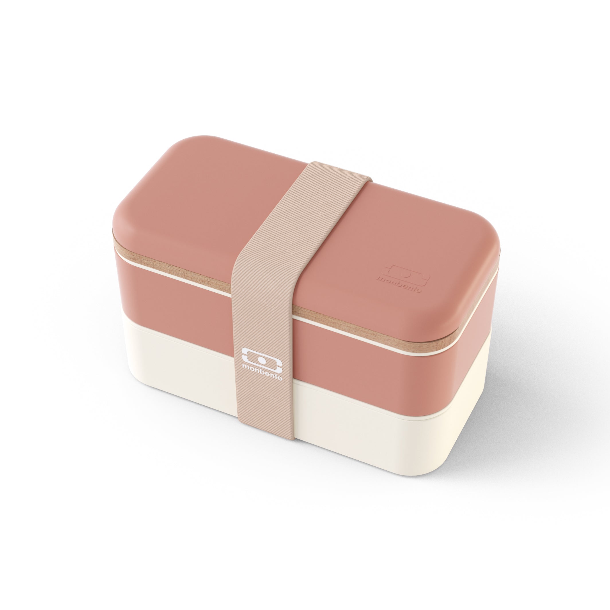 Set lunch box 2 étages 1L Rose Moka + Planche à découper Monbento - Mathon - 3