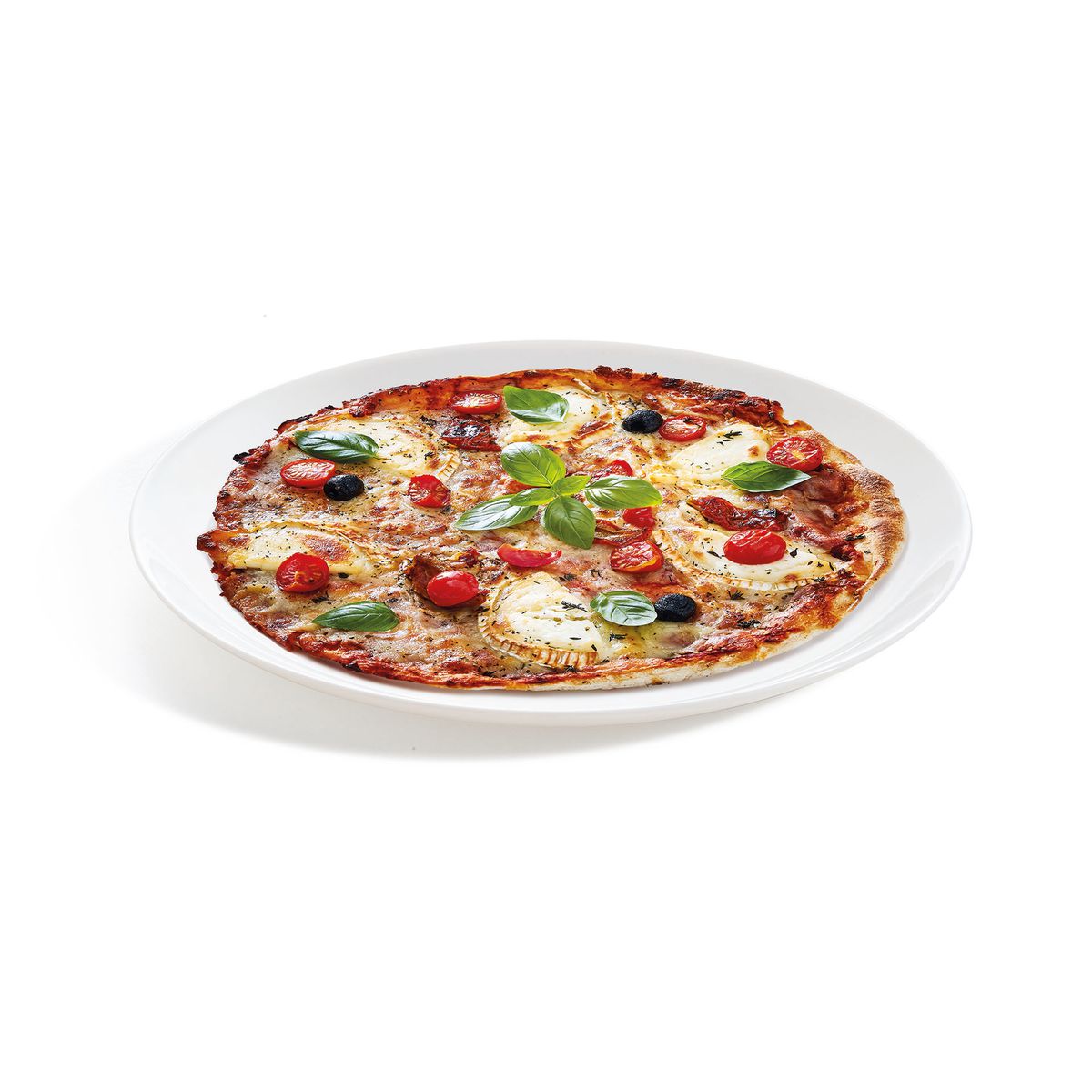 Assiette plate  Diwali Blanc - Luminarc - verre opale extra résistant Luminarc - Mathon - 4