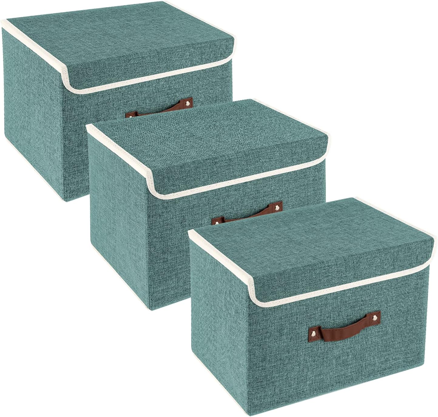 Set de 3 boîtes de rangement pliables Aqua Deep Vendos85 - Mathon