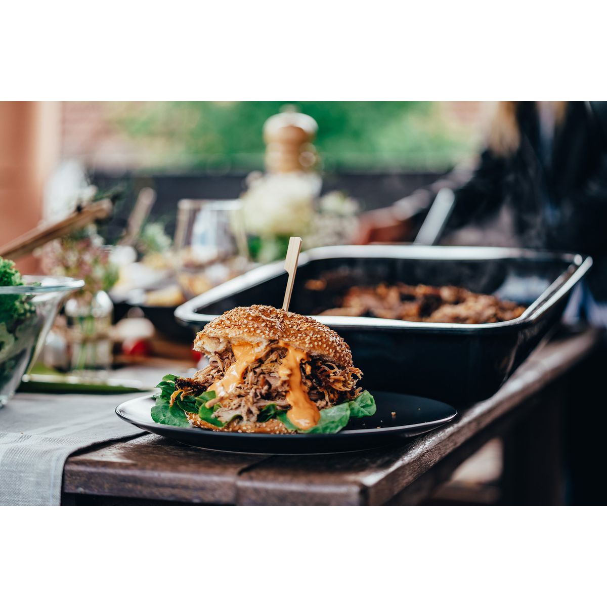 Lot de 100 pics à brochette en bois de 25 cm  Wood Edition Fackelmann - Mathon - 3