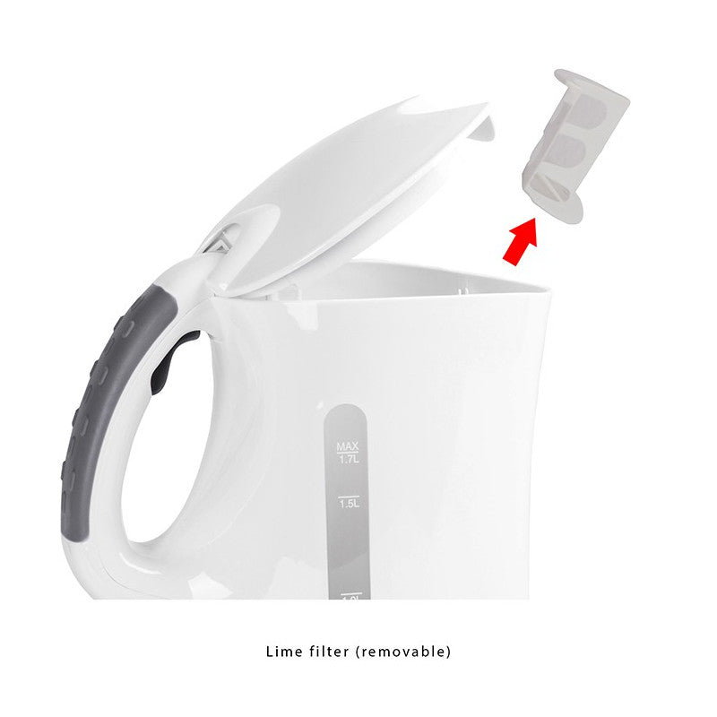 Bouilloire électrique 1,7L 2200W Clatronic WK 3445 Blanc Clatronic - Mathon - 3