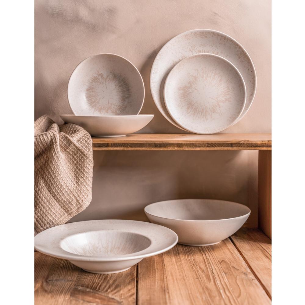 Coupelle Onyx 17 cm crème (lot de 6) Table passion - Mathon - 3