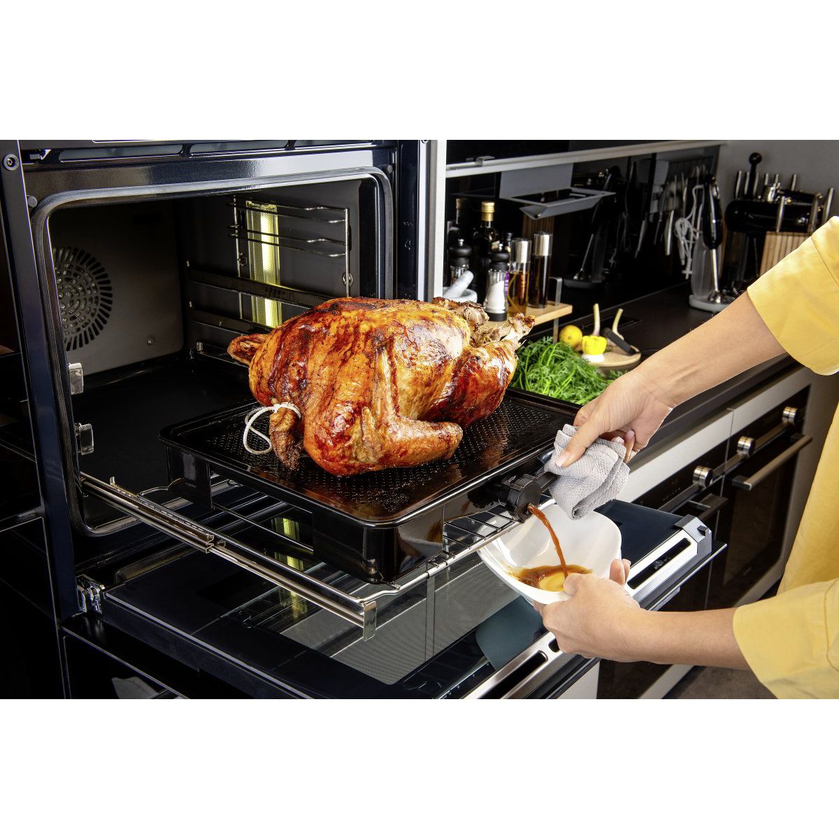 Plat de cuisson four pour rôti avec bac de récupération du jus de 3 litres 39 x 33 cm Zenker Special Cooking Zenker - Mathon - 10