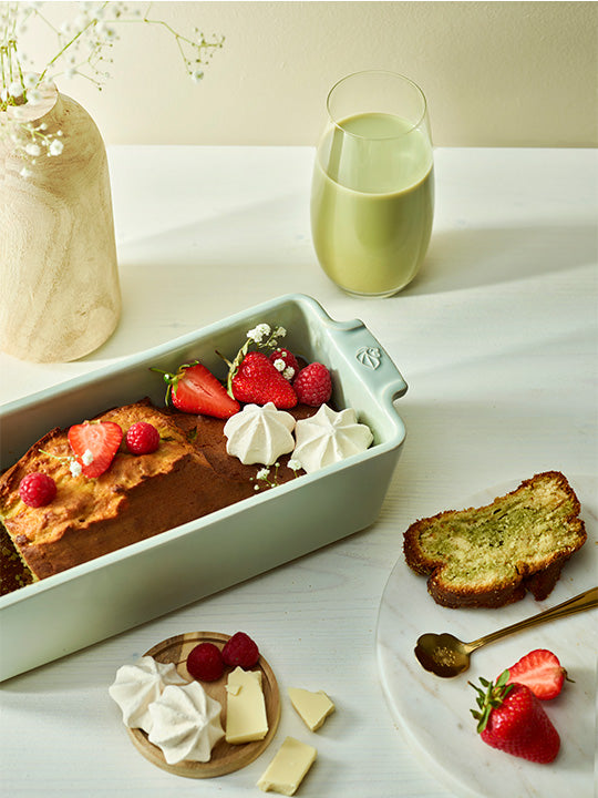 Appolia Plat Four Céramique Individuel Carré Vert Sauge 18 cm Peugeot - Mathon - 5