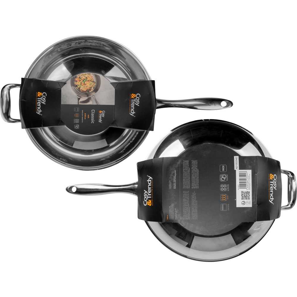Wok - Cosy & Trendy - Classic - Acier Inoxydable - ø30 Cm - Tous Feux Dont Induction Cosy & Trendy - Mathon - 4