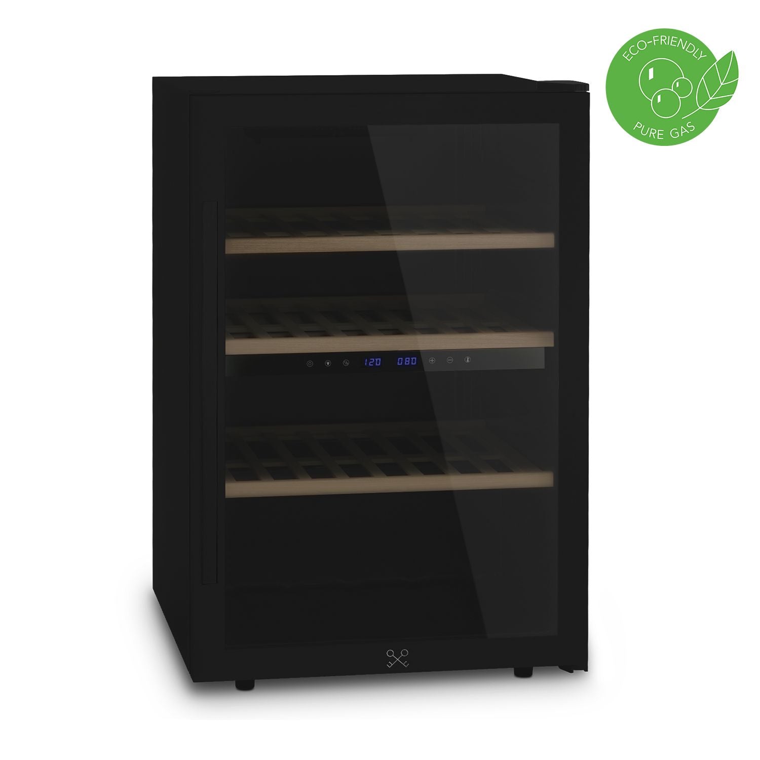 Cave à vin Dual zone 62 bouteilles pose libre - Noir - CAVCDB62 Les Petits Champs - Mathon - 2