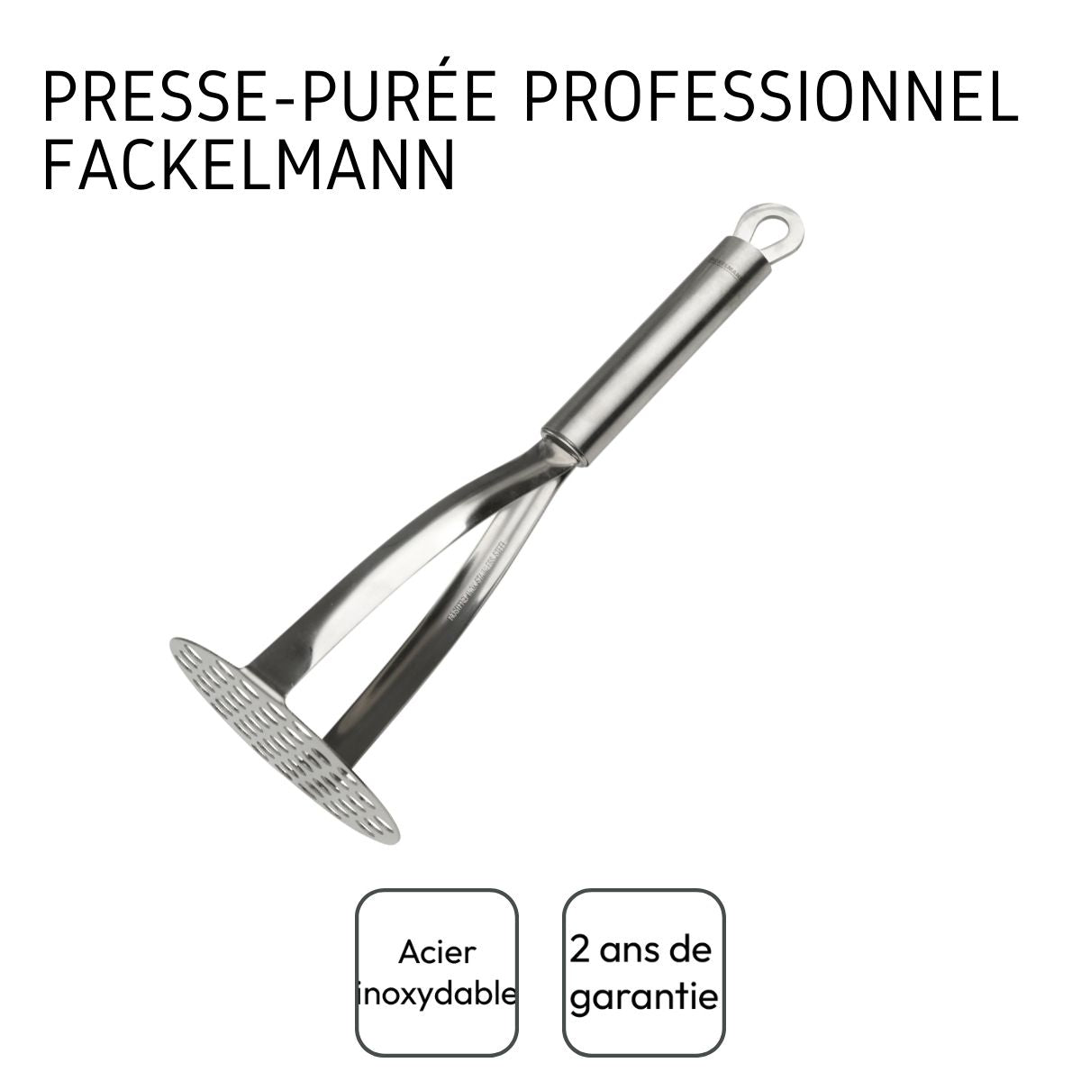 Presse purée professionnel inox  Ovale Fackelmann - Mathon - 4