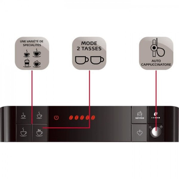 Machine A Cafe  A Café A Grain Passione Noir Melitta - Mathon - 6