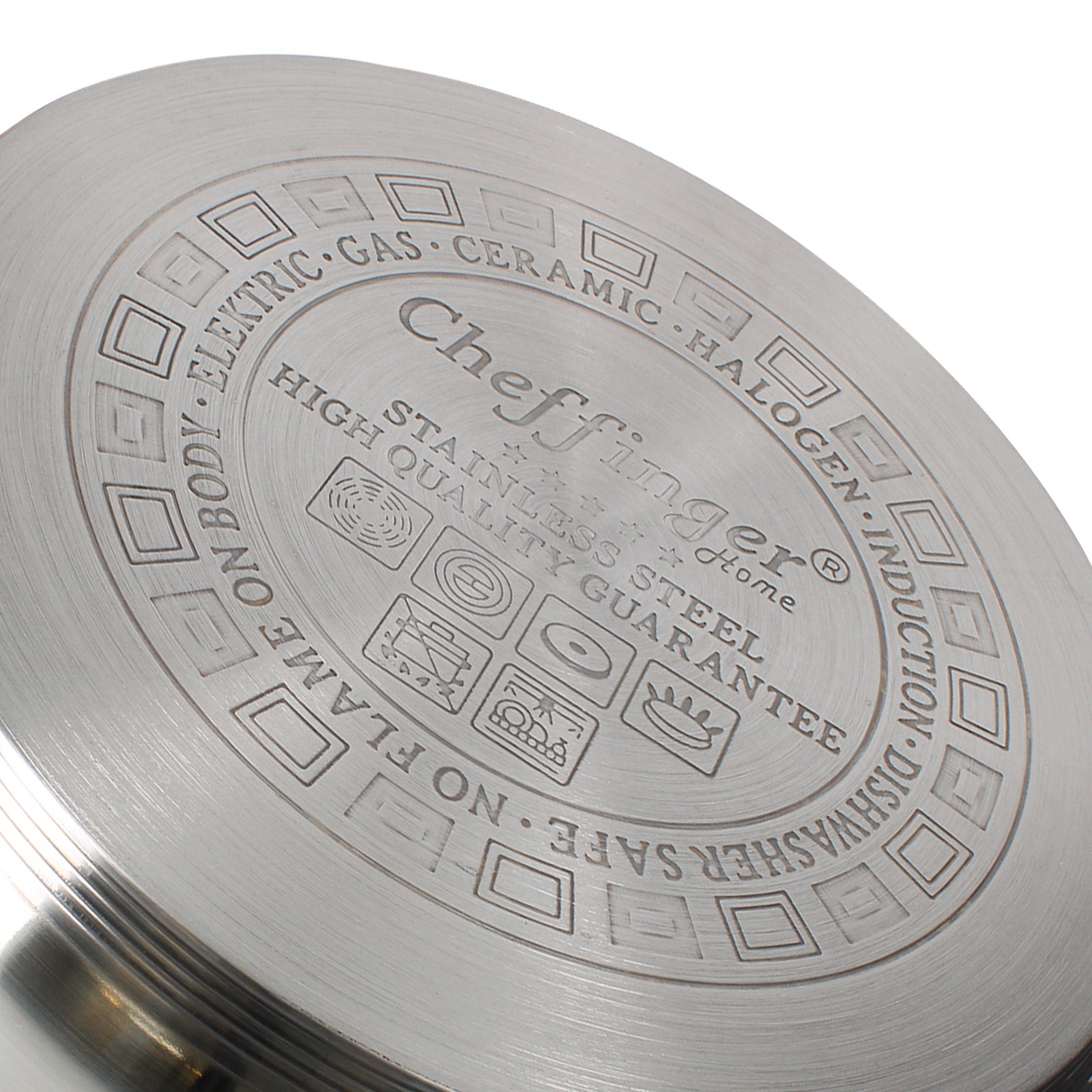 Ensemble de 5 Marmites en Inox Cheffinger - Mathon - 2