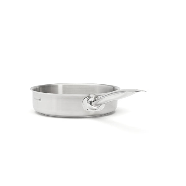 Sauteuse bord droit inox 24 cm Prim