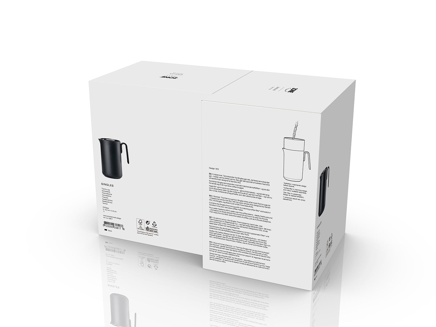 Thermos SINGLES en plastique et verre Noir Zone Denmark - Mathon - 5