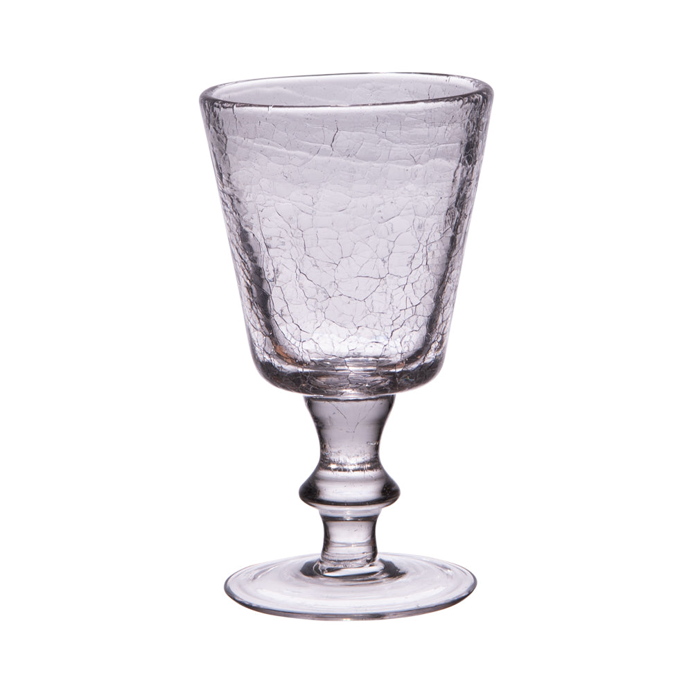 Verre à pied Lussan craquelé 17 cl transparent (lot de 6) Table passion - Mathon