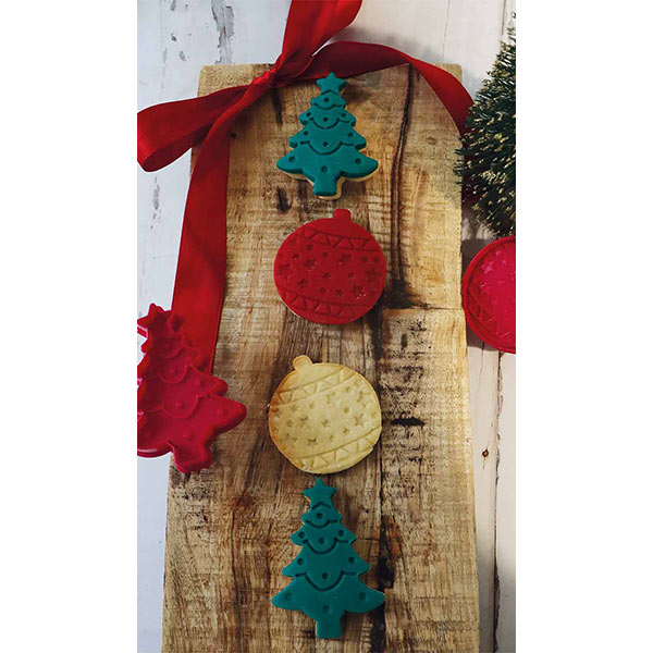 Set de 2 emporte-pièces éjecteurs Noël Scrapcooking - Mathon - 2