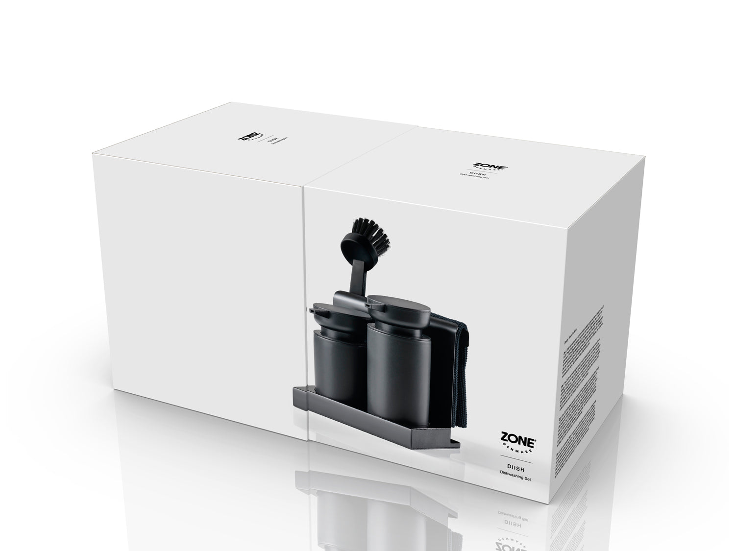 Set de vaisselle DIISH en métal et grès et polypropylène Noir Zone Denmark - Mathon - 4