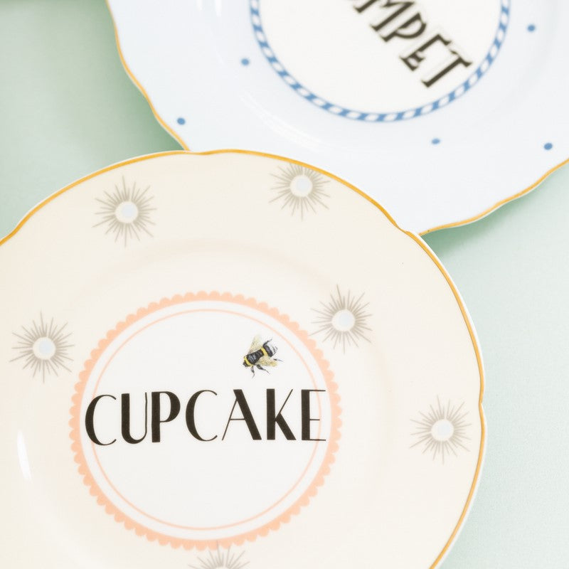 British Pomp - Coffret 4 assiettes 16,5cm Yvonne Ellen - Mathon - 2