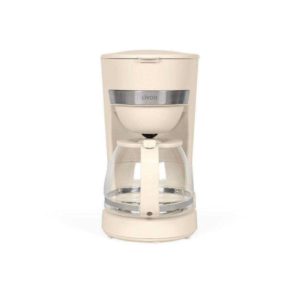 Cafetiere électrique - Livoo - Dod200c - 750 W - 1,25 L - 10 A 12 Tasses - Blanc Cassé Livoo - Mathon - 1