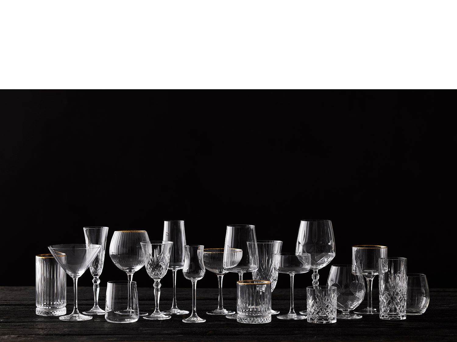 Set de 4 flûtes à champagne ZERO 30cl en cristal sans plomb Transparent Lyngby Glas - Mathon - 4