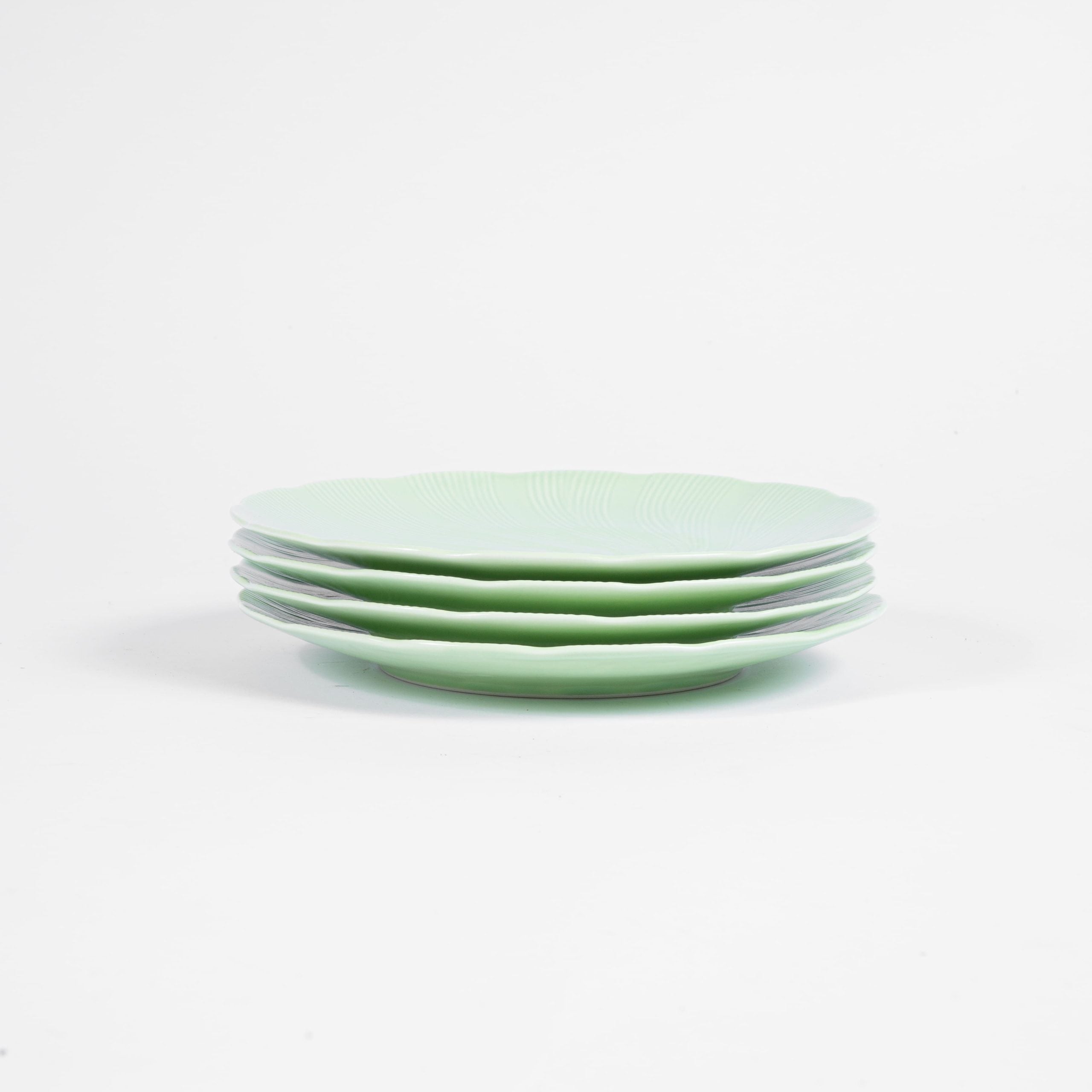 Assiette à dessert TAHITI VERT (19cm) OGRE La Fabrique - Mathon - 4