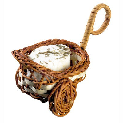 10Pcs - Mini brouette osier avec anse  60x55x35mm FirstPack - Mathon - 1