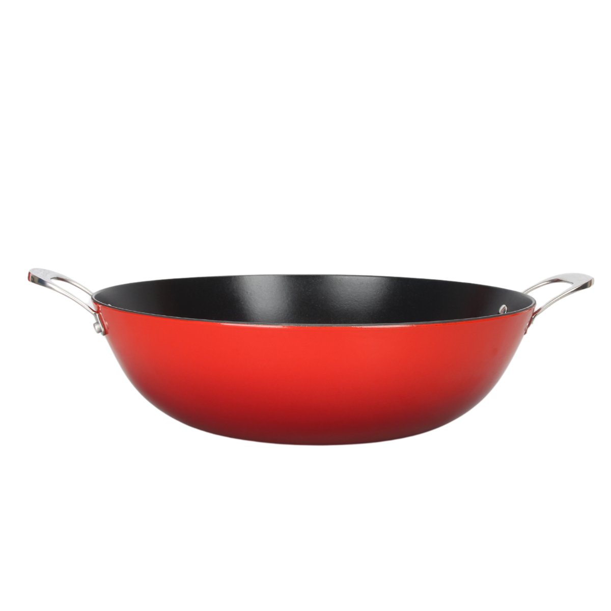 Wok rouge 36cm - "Red AirIron" Laguiole Cuisson - Mathon - 2