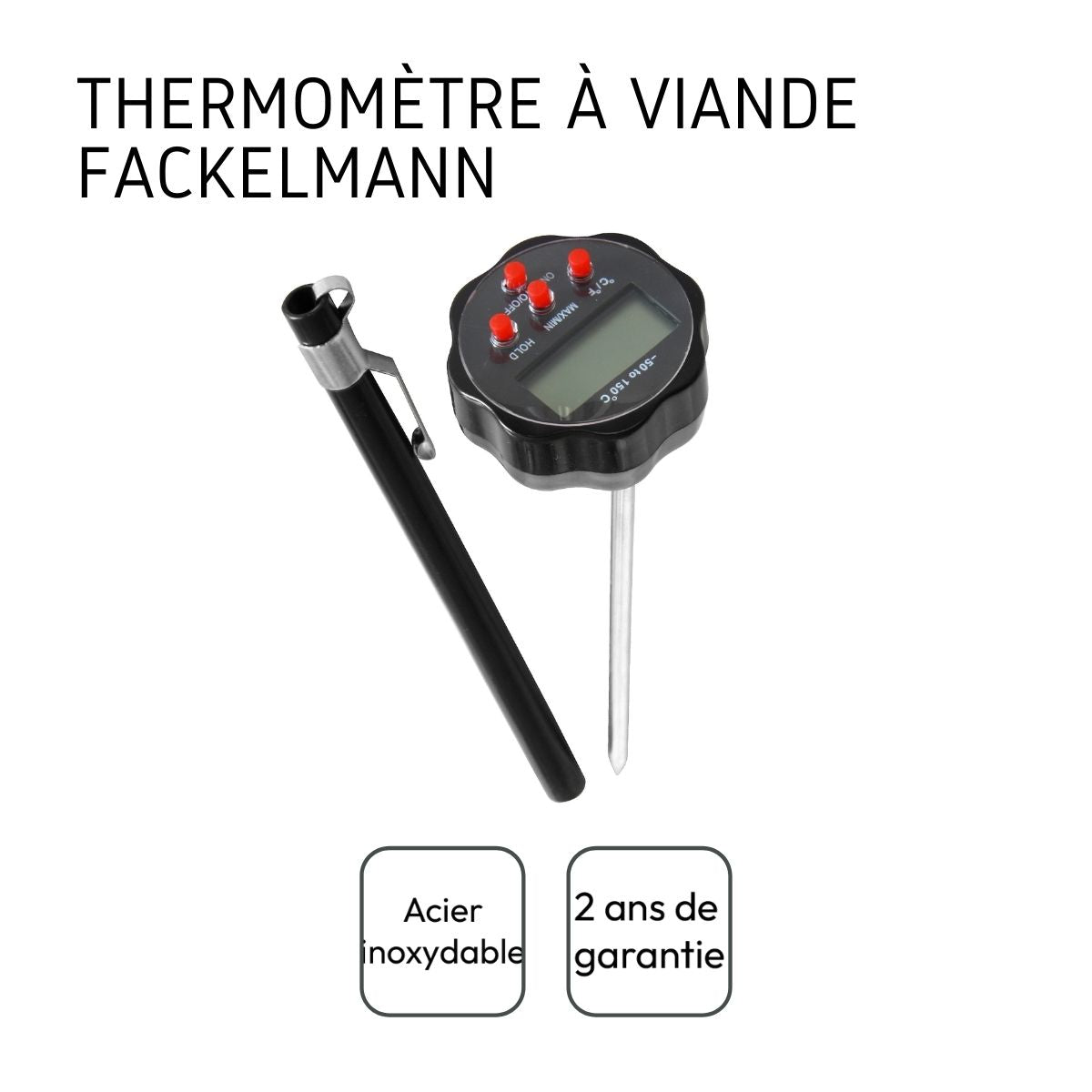 Thermomètre de cuisson digital Fackelmann - Mathon - 4