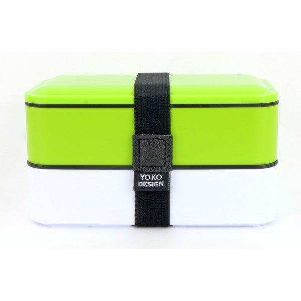 Lunch box 1200ml verte 2 étages Yoko® Design - Mathon