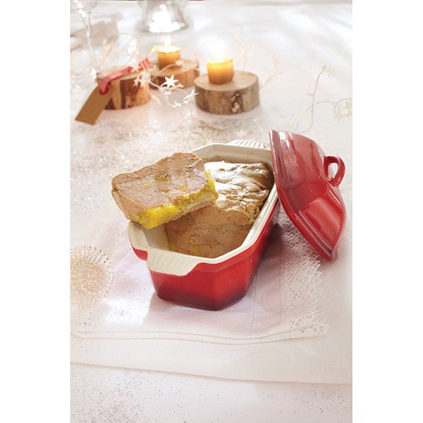 Terrine en céramique émaillée 20,5 cm rouge - Mathon - 8