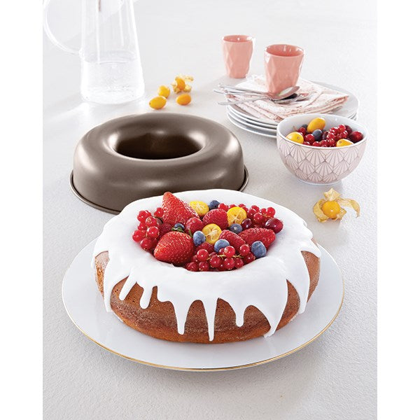 Moule à savarin ou couronne acier revêtu antiadhérent 24 cm Mathon - Mathon - 3