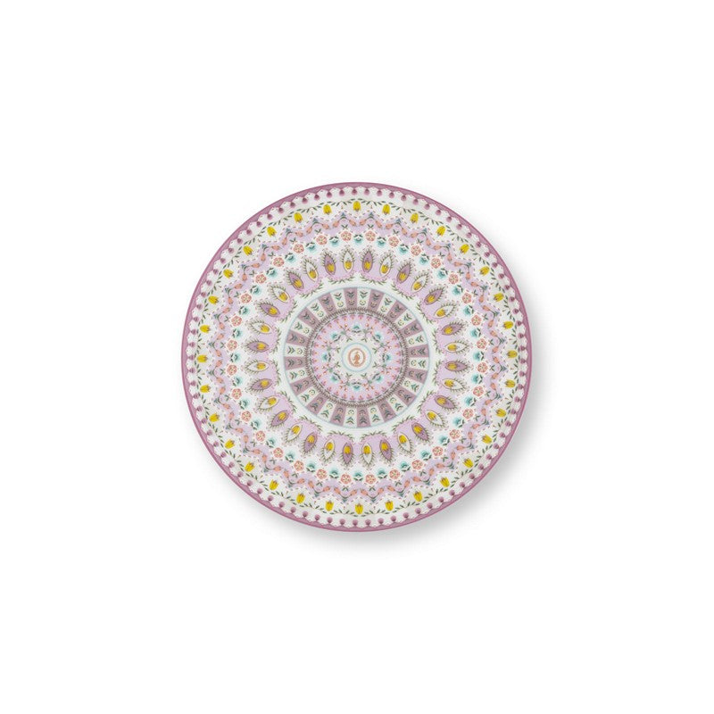 Mini plat à cake Lily & Lotus Moon Delight Multi - 21cm Pip Studio - Mathon - 1