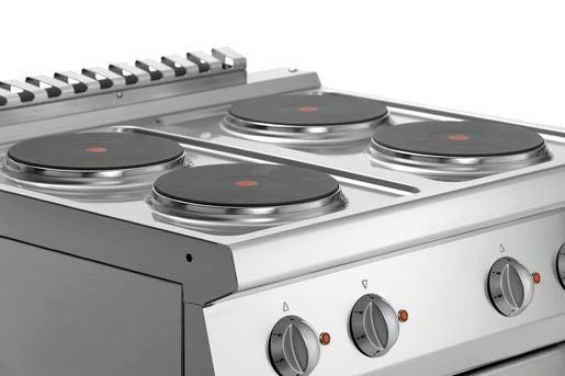 Plan de cuisson Électrique à 4 Plaques Rondes avec Four Électrique GN 1/1 - Bartscher - Mathon - 3