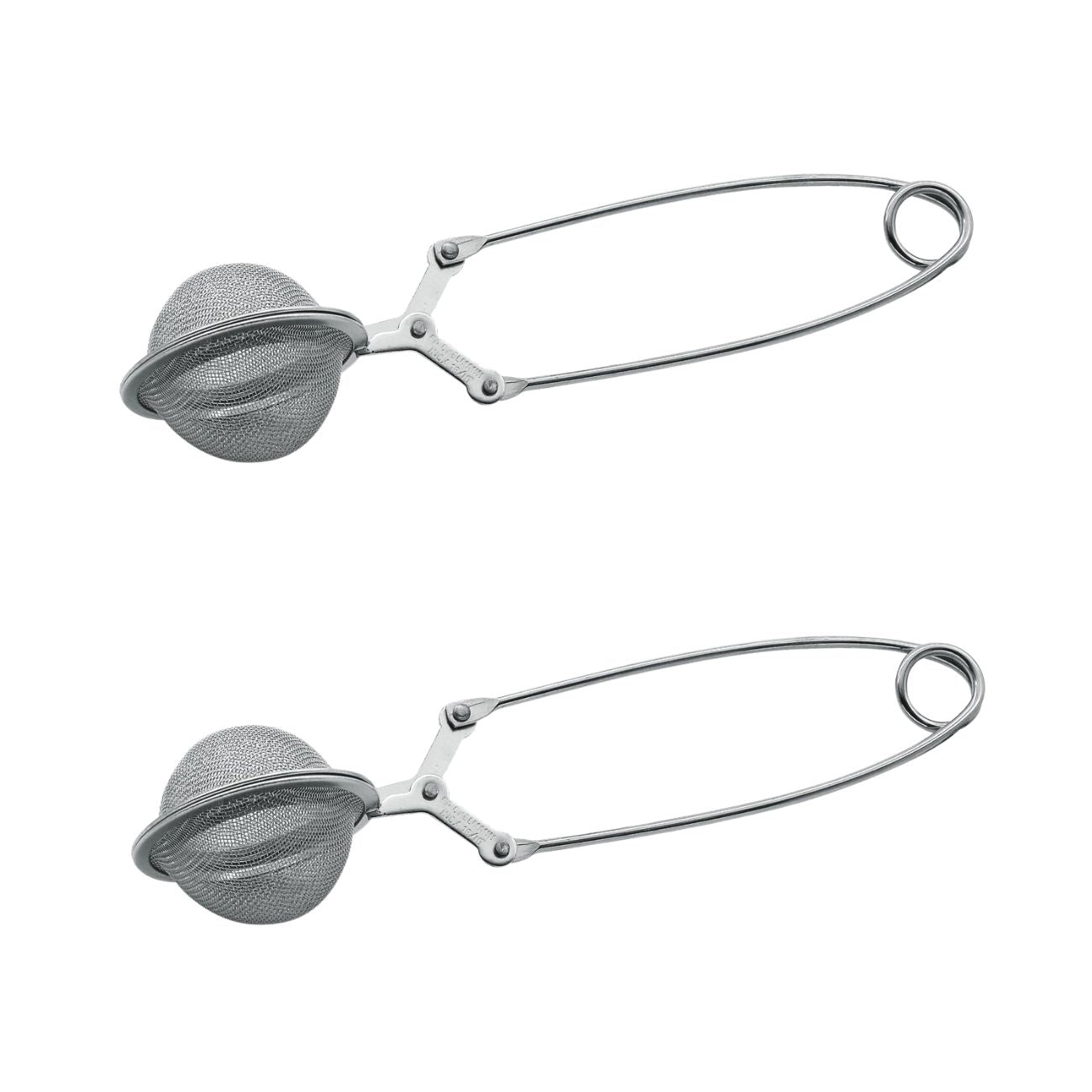 Ensemble de 2 Boules à thé type Pinces à thé en inox 15 cm Fackelmann - Mathon - 1