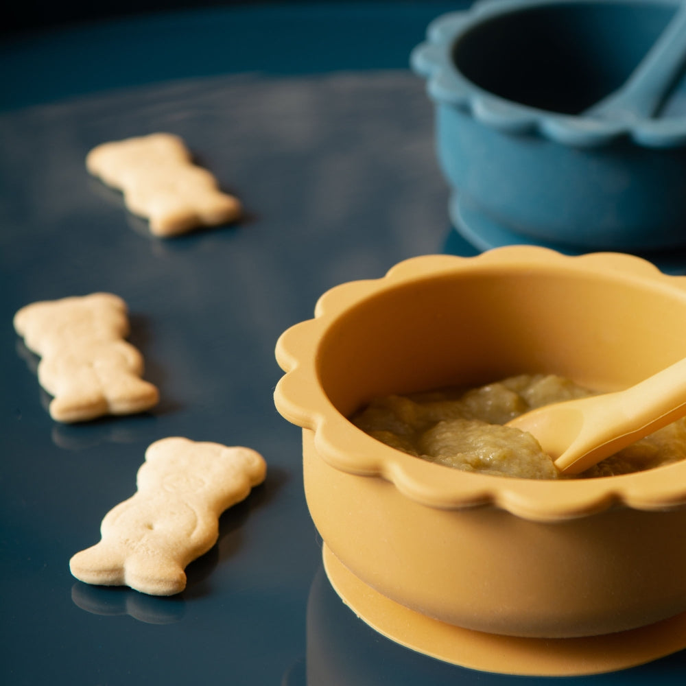 Mon coffret repas jaune en silicone Amadeus - Mathon - 3