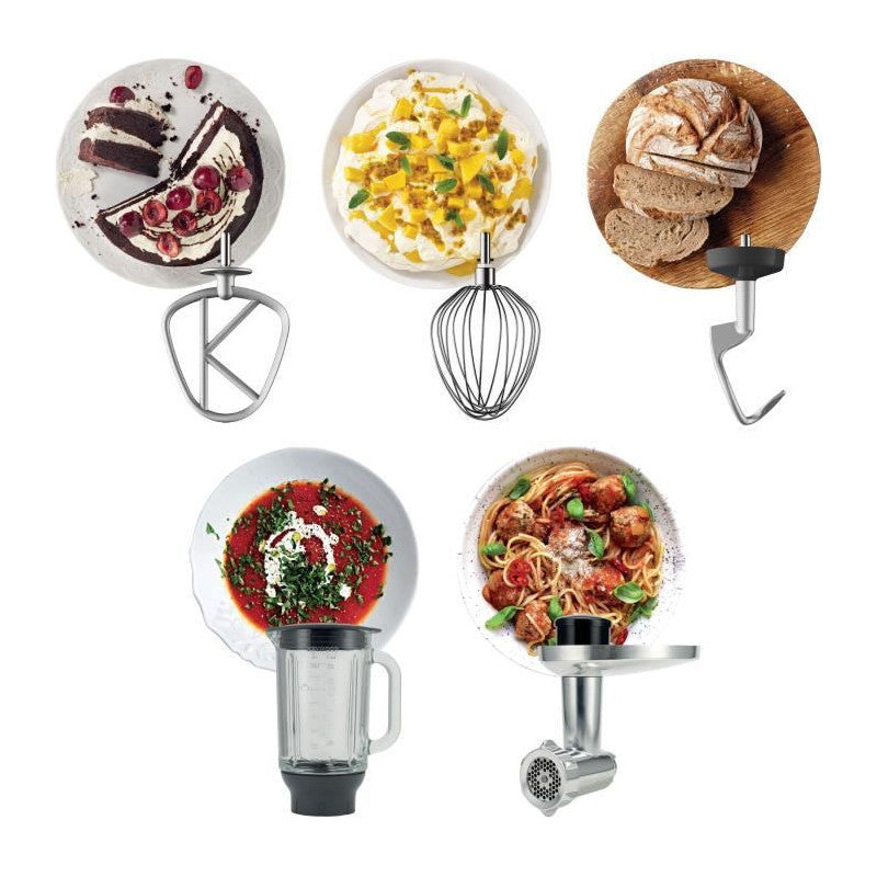 Robot Patissier Chef Xl 6,7l Blender + Hachoir Metal -   Kvl4170s - Coloris Silver Kenwood - Mathon - 2