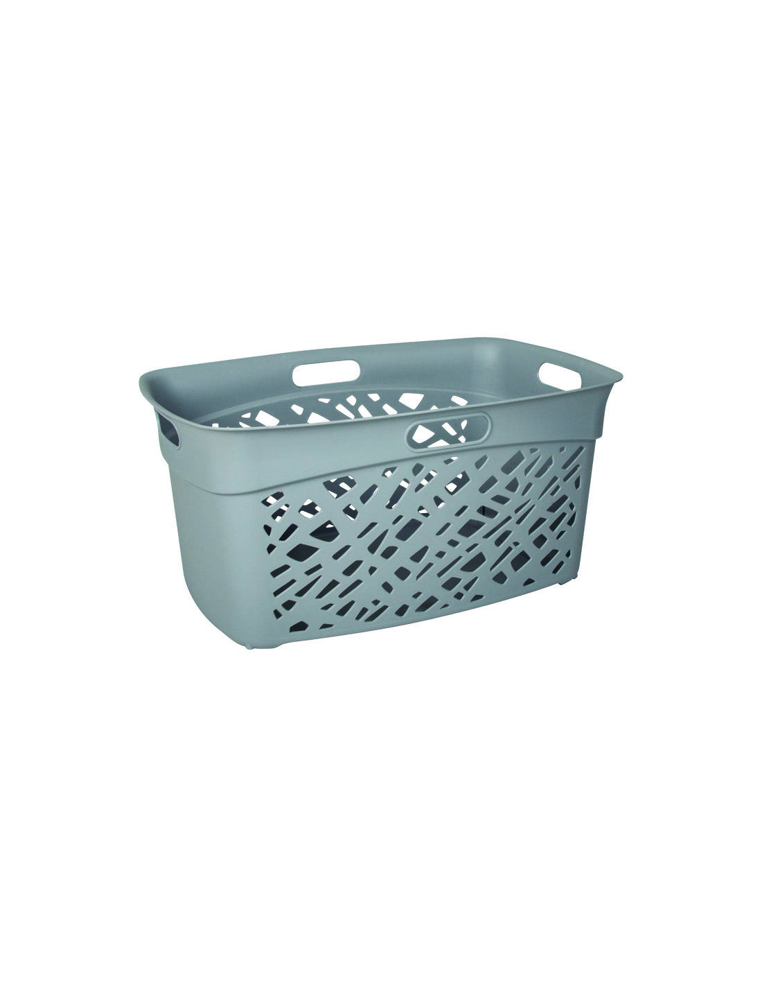 Corbeille à Linge 45 Litres Gris Almeria Eda Plastique - Mathon