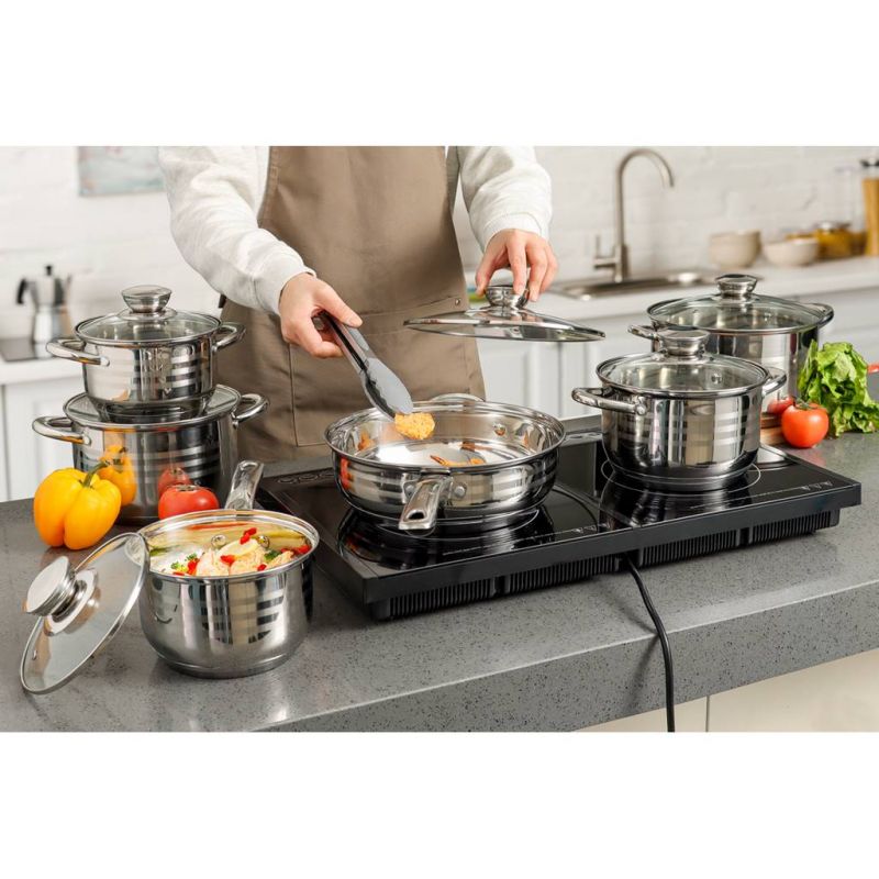 Batterie de cuisine 12 pièces inox Royalty Line RL1231 Royalty Line - Mathon - 6