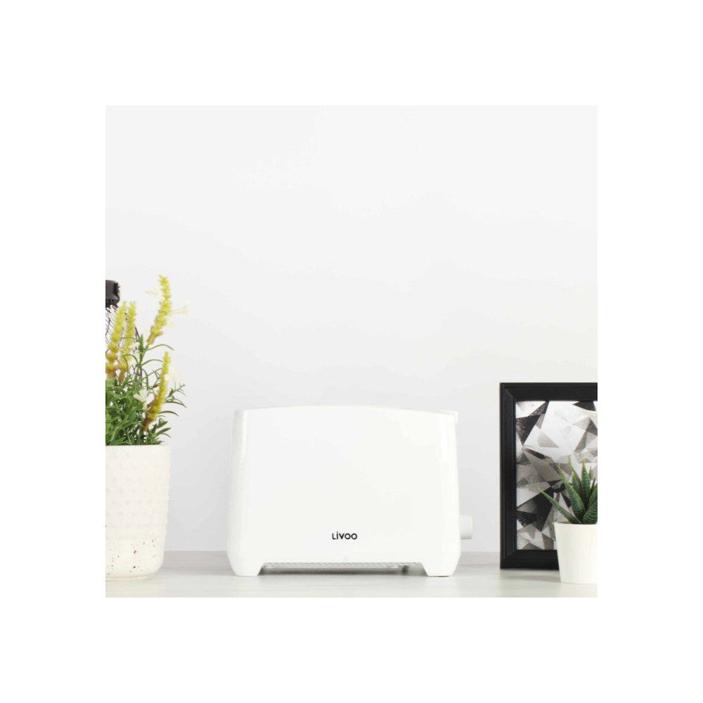 Grille-pain 2 Fentes - Livoo - Dod162w - 750 W - Thermostat Réglable : 7 Niveaux - Blanc Livoo - Mathon - 2