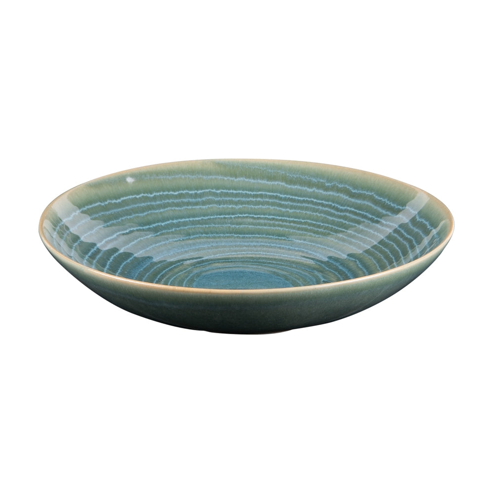 Assiette creuse moon lagon 22 cm (lot de 6) Table passion - Mathon - 1