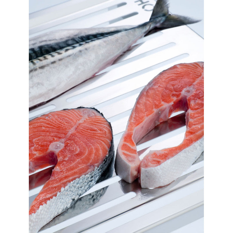 Grande grille de barbecue en acier inoxydable, pour poissons et légumes, abrasame Don Hierro - Mathon - 2