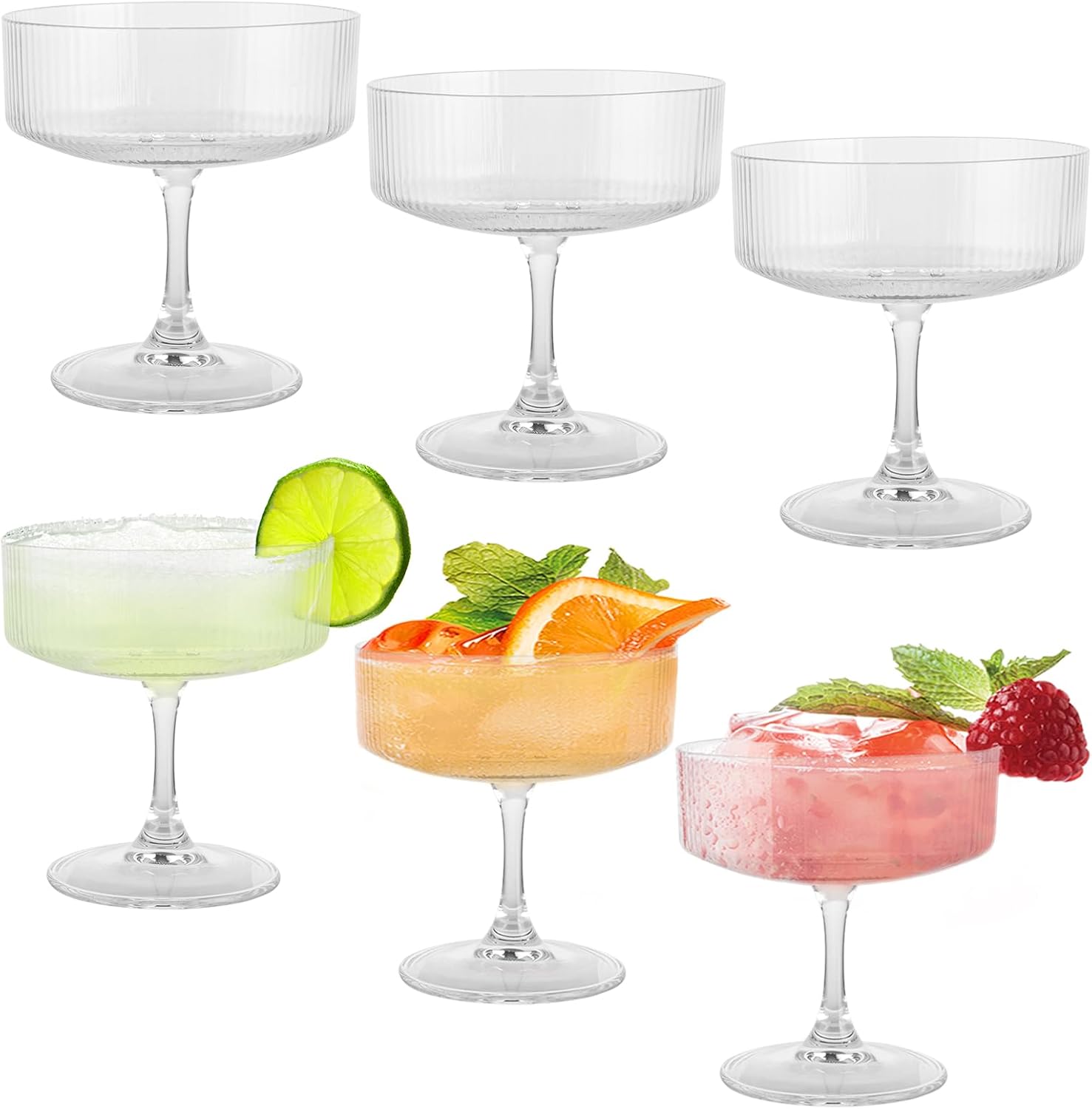 Lot de 6 verres à martini en cristal – élégant et durable Vendos85 - Mathon