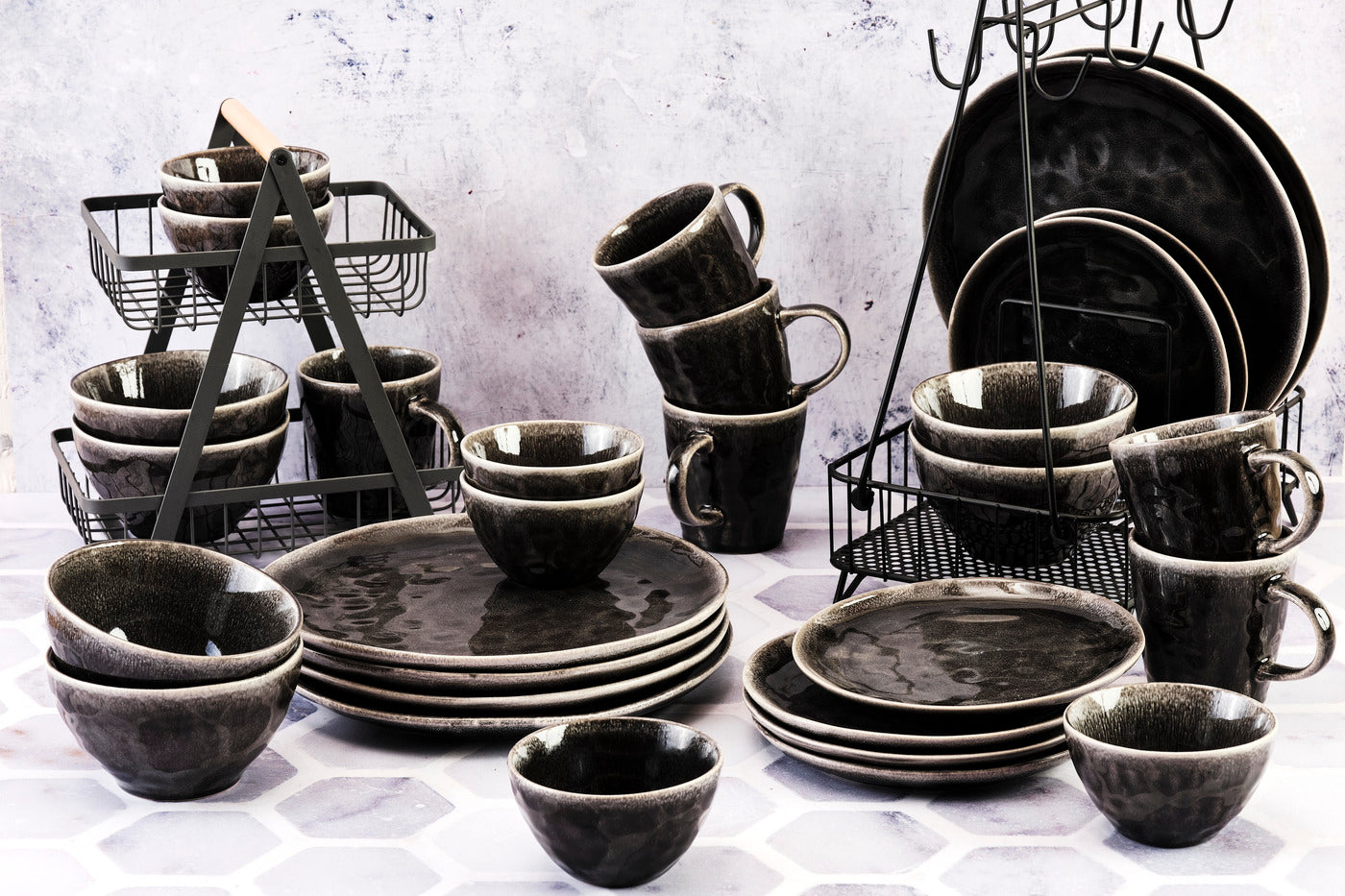 Service Complet MOON - 30 pièces - Encre Björn - Mathon - 2