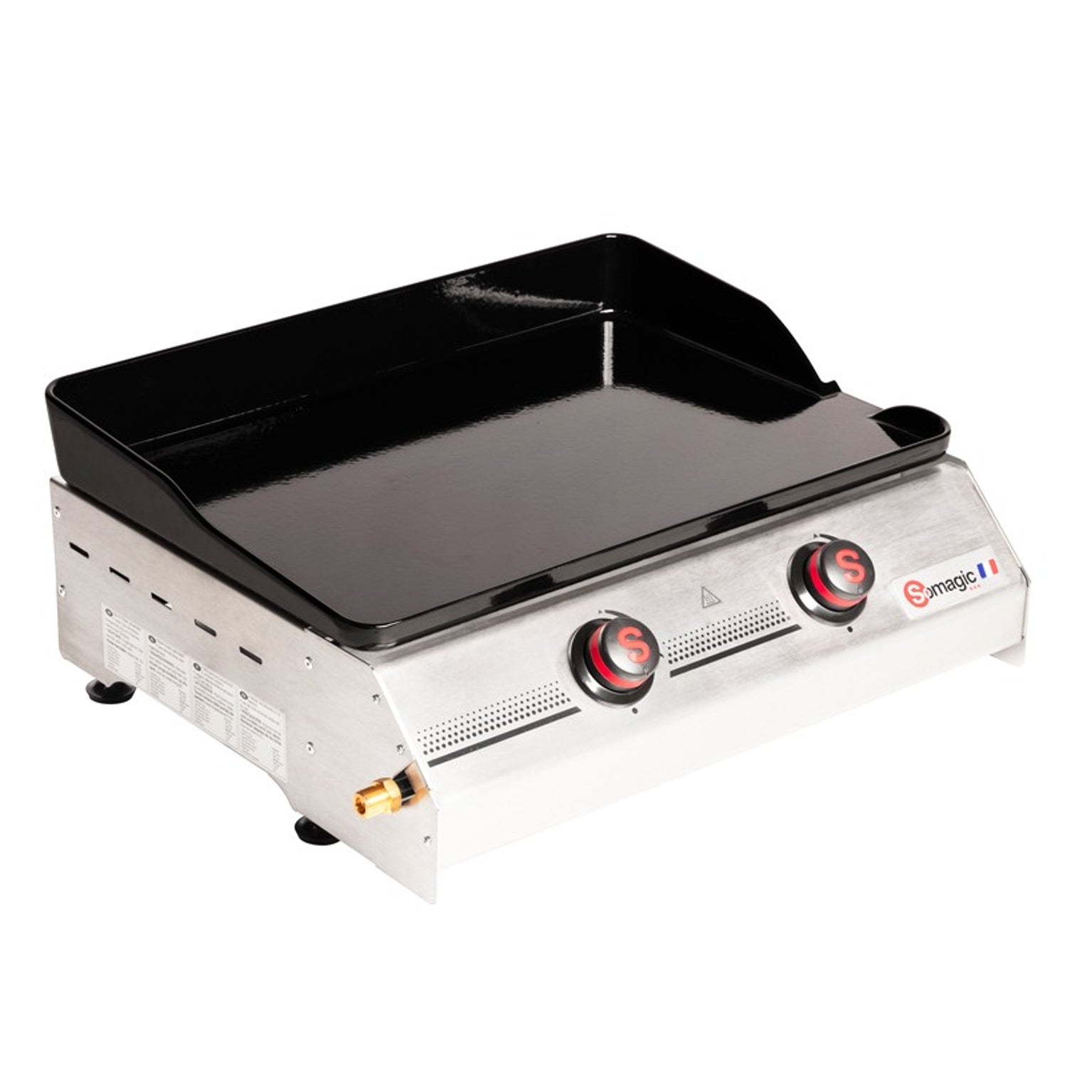 Plancha au gaz SO PREMIUM 2 brûleurs 7kW Somagic - Mathon - 3
